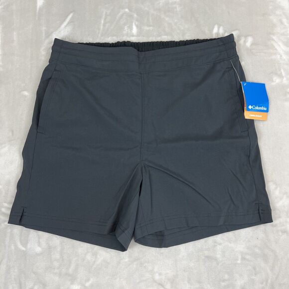 Columbia Pants - Columbia Shorts Womens Large Black Onmi Shade Elastic Waist Hiking Outdoor NWT